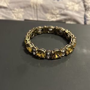 J. Crew stretch rhinestone bracelet